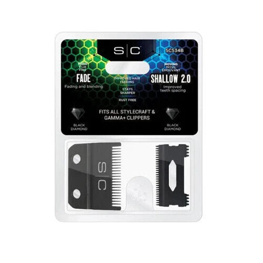 Hair Clipper Replacement Blade for Stylecraft & Gamma+ SC534B - Fade & Blending