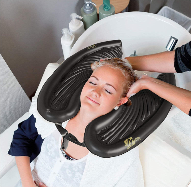 Portable Inflatable Hair Wash Basin for Salon and Home Use