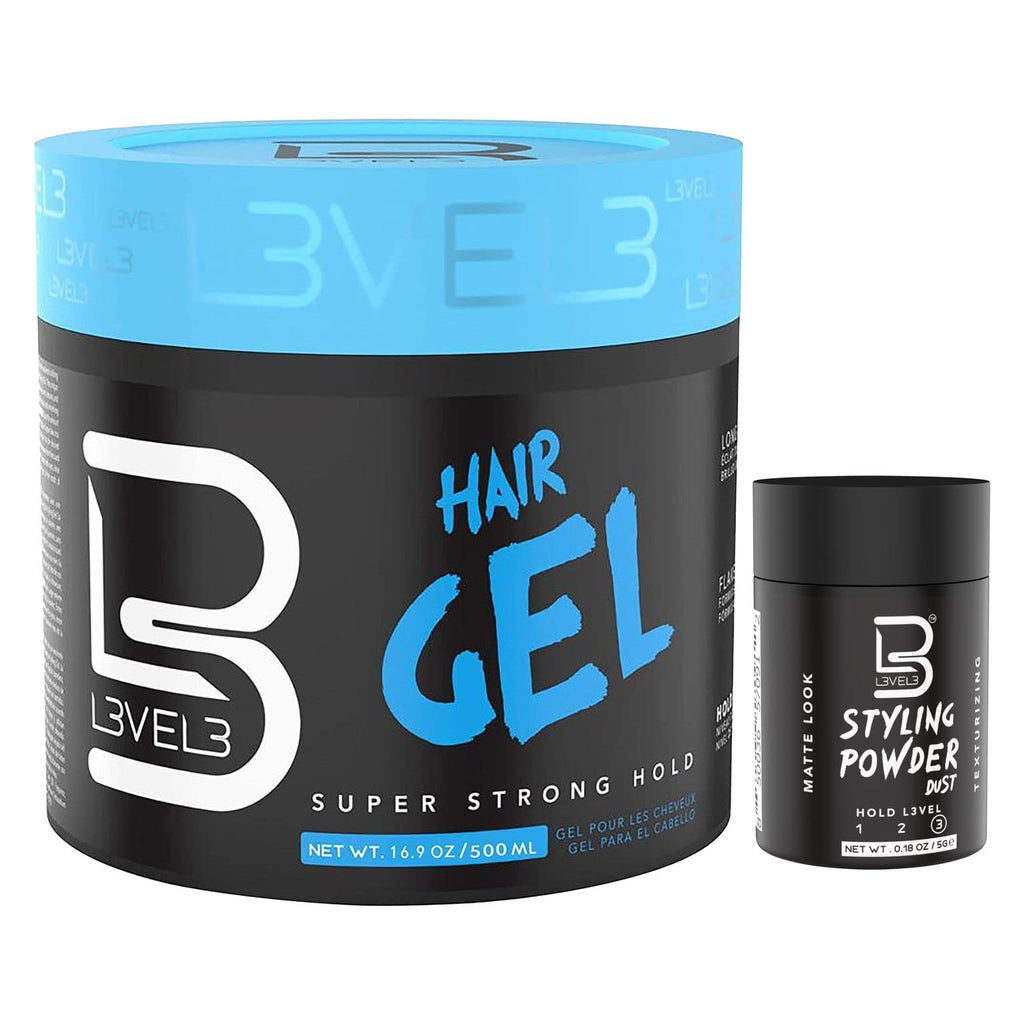 Super Strong Hold Clear Hair Gel - Flake-Free Styling 1 Fl Oz