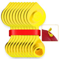 10 Pack Gas Can Vents for Plastic Gas Cans - Yellow Fuel Vent Caps