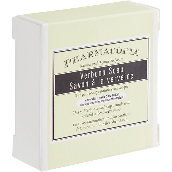 (25 Bars) Organic Verbena Body Soap - Natural Travel Size, Pharmacopia