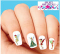 Christmas Santa Tinkerbell Waterslide Nail Decals - Set of 20 Holiday Nail Art