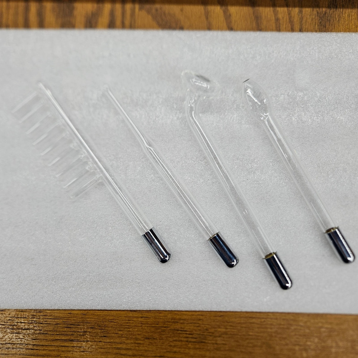 Skin Therapy Wand with Interchangeable Glass Applicators for Face & Scalp