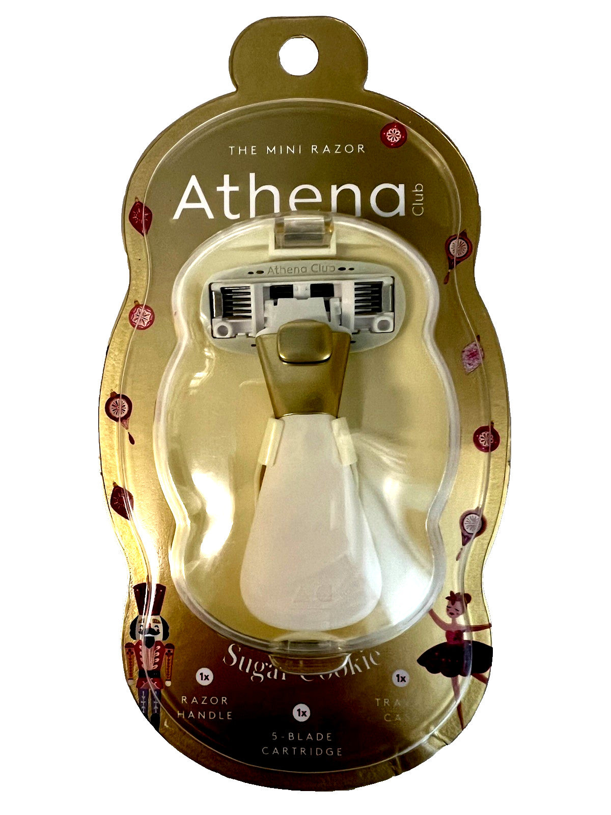 Athena Mini Sugar Cookie Razor with Cartridge & Travel Case