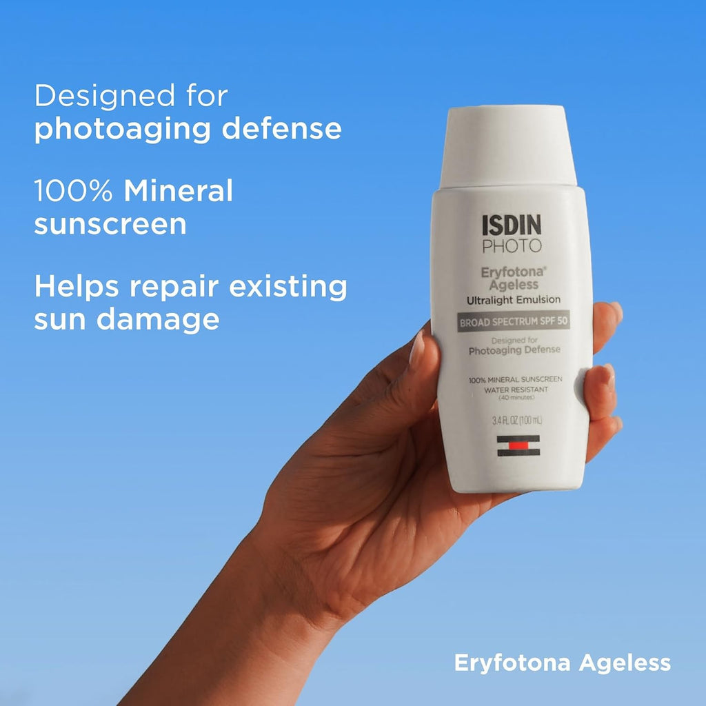 SPF 50 Tinted Sunscreen for Photoaging Repair - 100ml Ultralight Emulsion