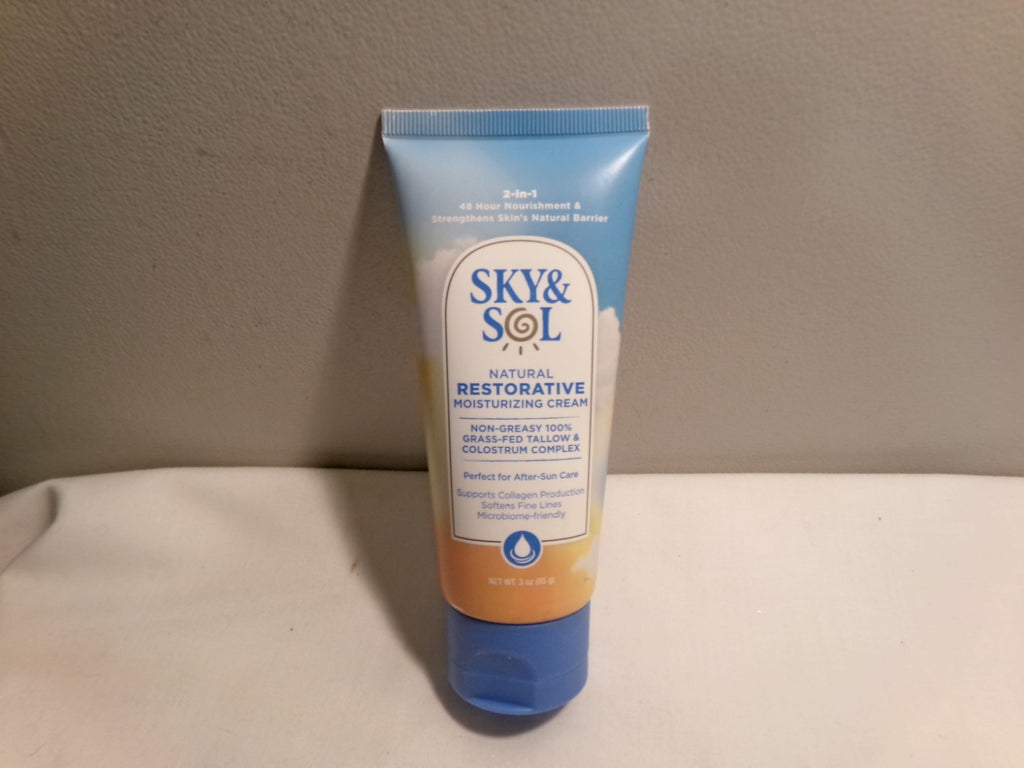 Restorative After-Sun Moisturizer Cream - 3 oz Natural Skin Care