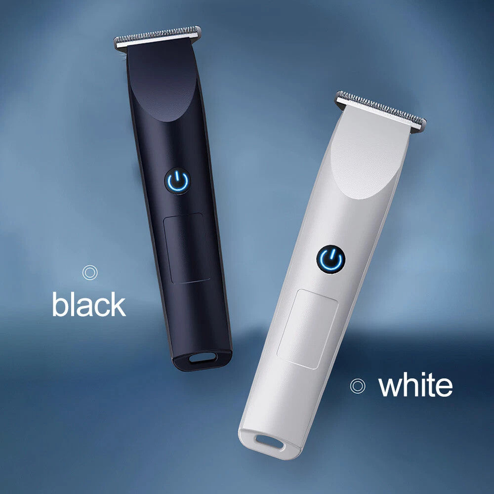 Men's Cordless Hair Clipper & Beard Trimmer with Detachable Stainless Steel Head