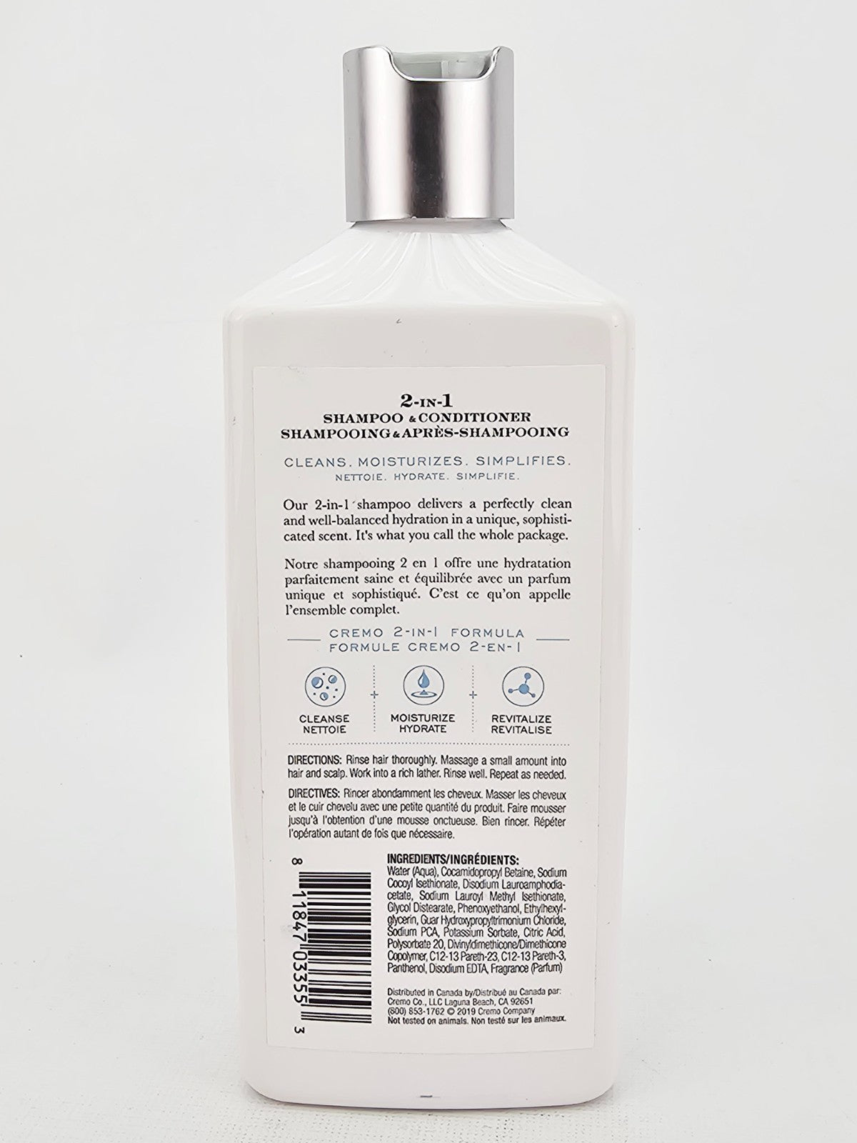 2-in-1 Shampoo and Conditioner Juniper Eucalyptus 16 Fl Oz - Hair Care Set