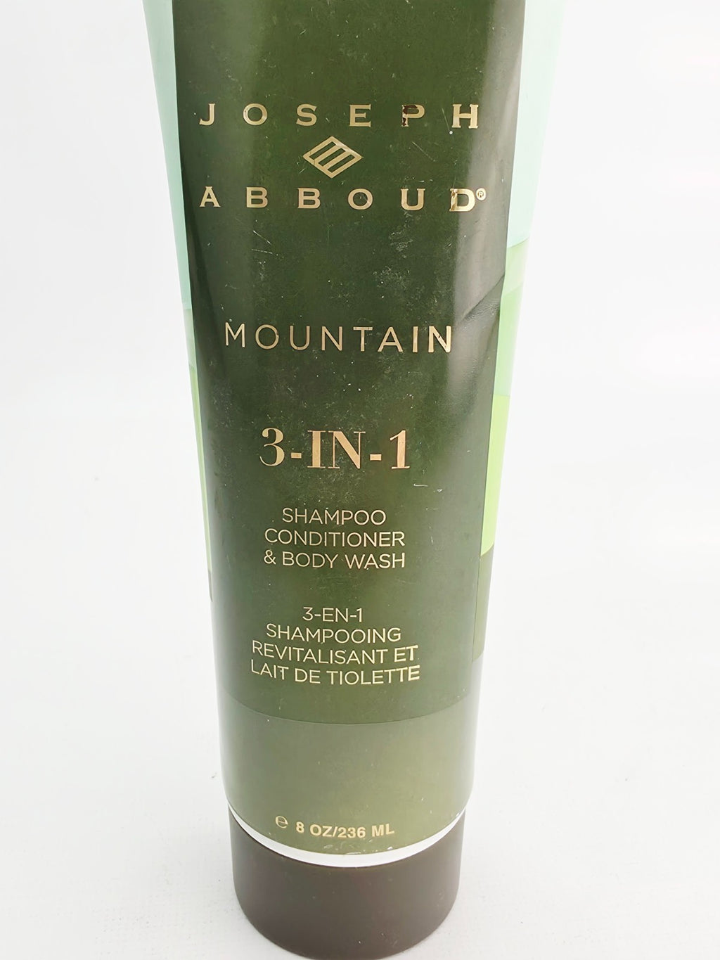 Joseph Abboud Mountain 3-in-1 Shampoo Conditioner Body Wash 8 oz