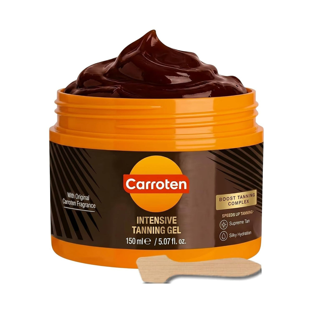 Carroten Intensive Tanning Gel 150ml Sun-Kissed Glow & Deep Tan with Carrot & Coconut Oil