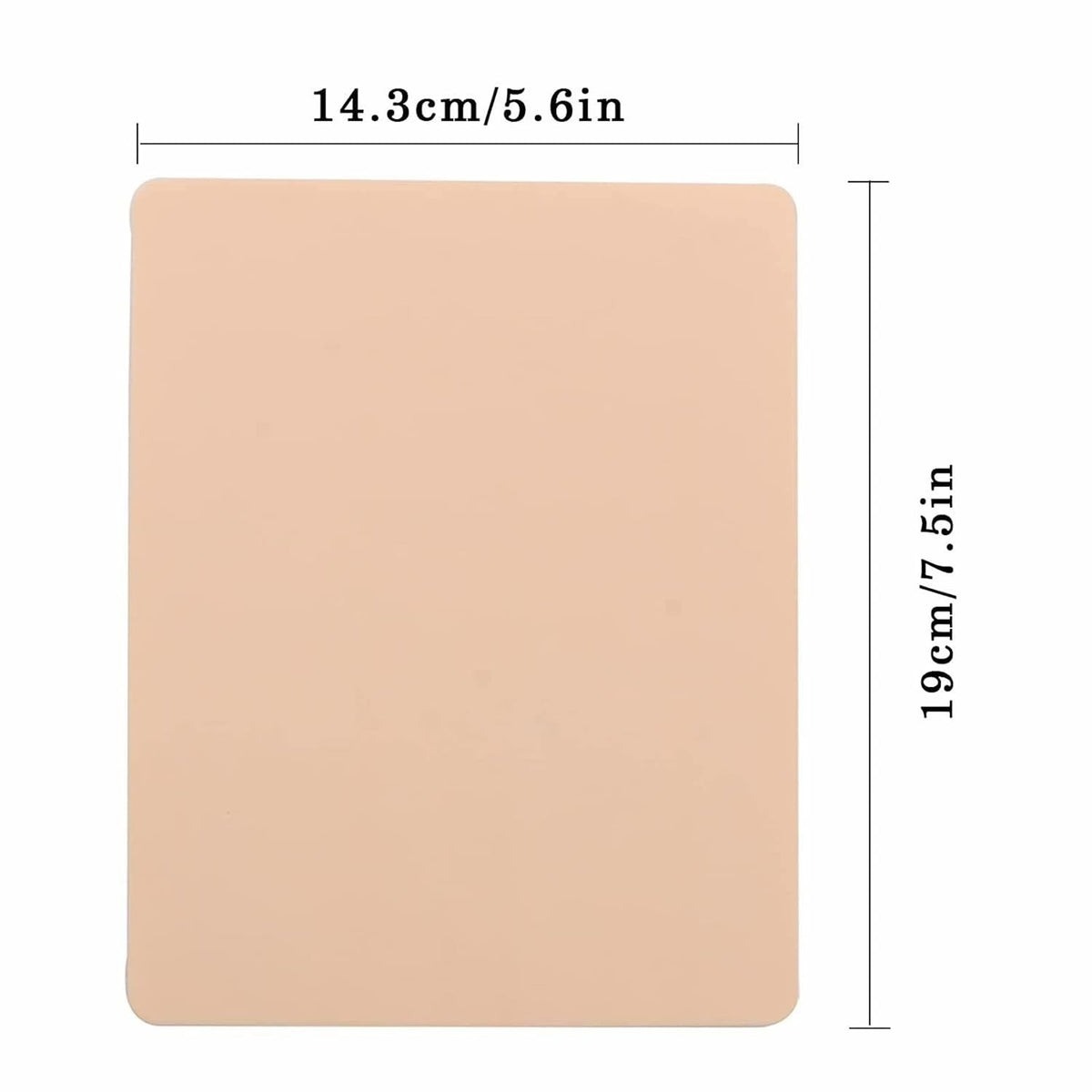 Tattoo Practice Skin Set – Double-Sided, 7.4 x 5.6 in, 1.3 mm Thick, 10 Pieces