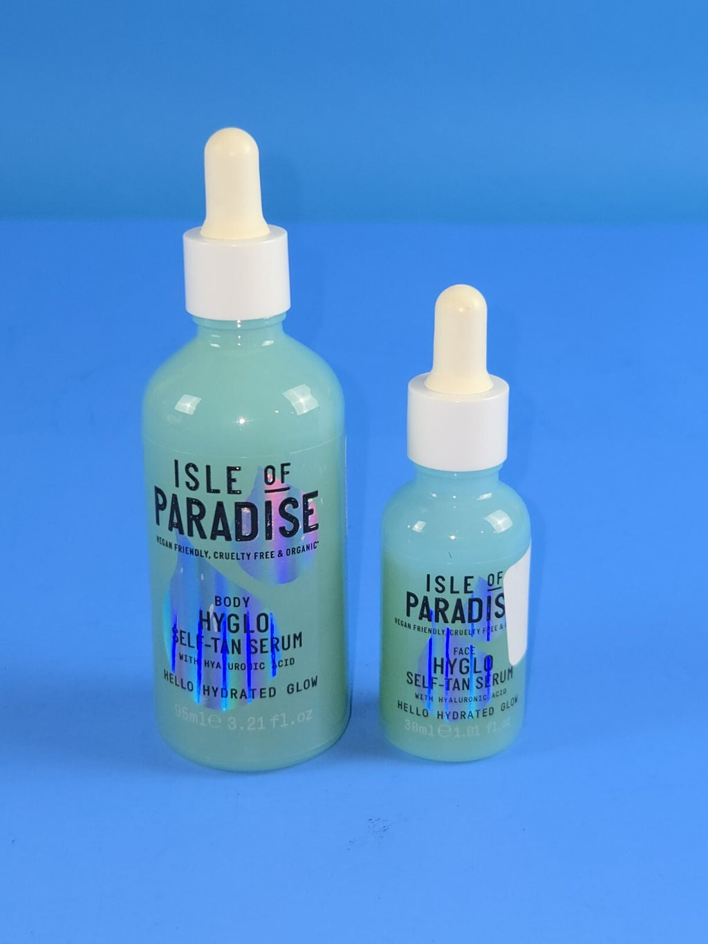 Self-Tanning Serum for Body - Isle Of Paradise Hyglo 3.21 Oz & 1 Oz Set