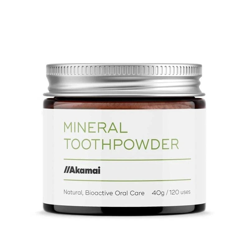 Mineral Toothpowder for Oral Health Remineralizes Enamel Natural Ingredients