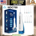 Cordless Water Flosser Oral Irrigator with 8 Tips 300ML Water Tank for Teeth & Gums
