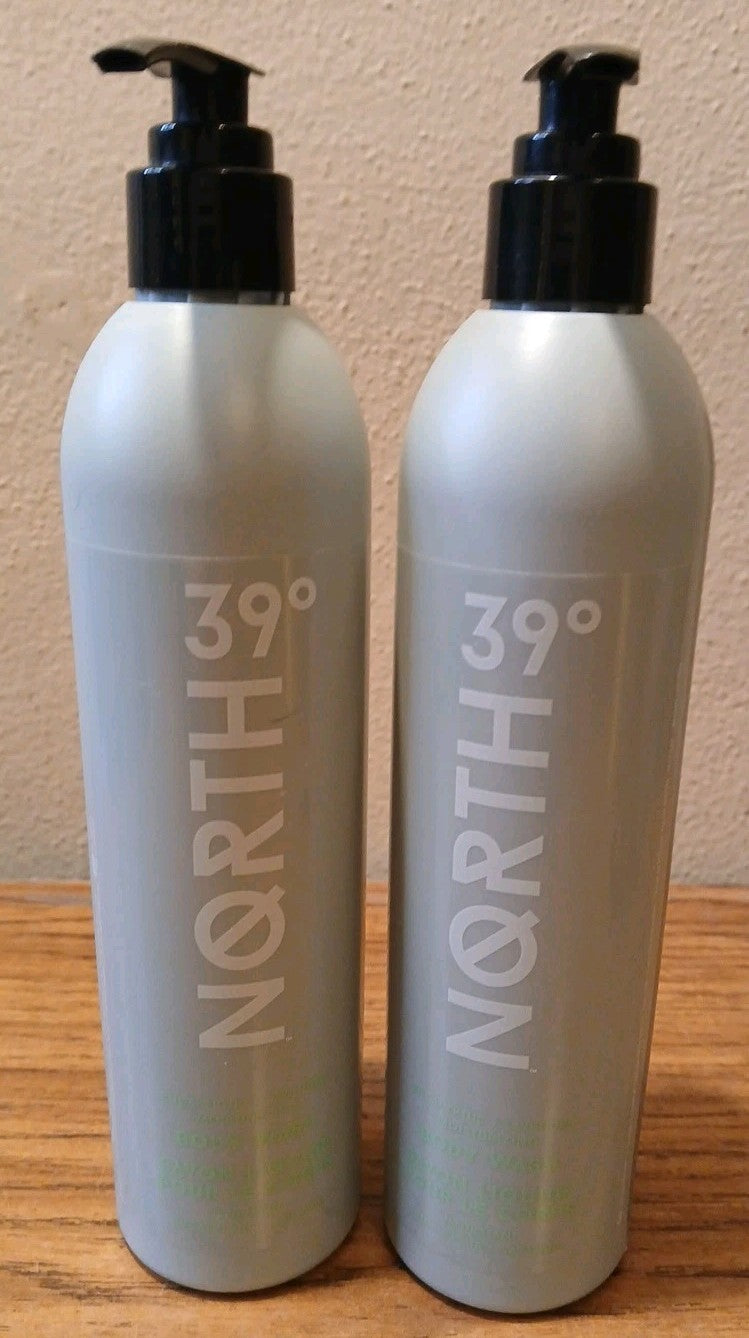 Eucalyptus Lavender Body Wash Pack - 2 x 12 oz Bottles for Gentle Cleansing