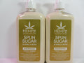 Hempz Shimmer Body Moisturizer Set with Hemp Seed Oil - Vanilla & Sugar Scent