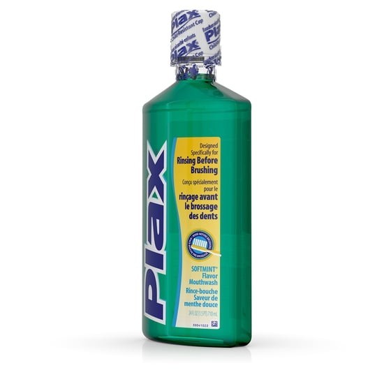 (2 Pack) Plax Soft Mint Mouthwash - Refreshing Oral Rinse for Pre-Brushing Care, 24 fl oz