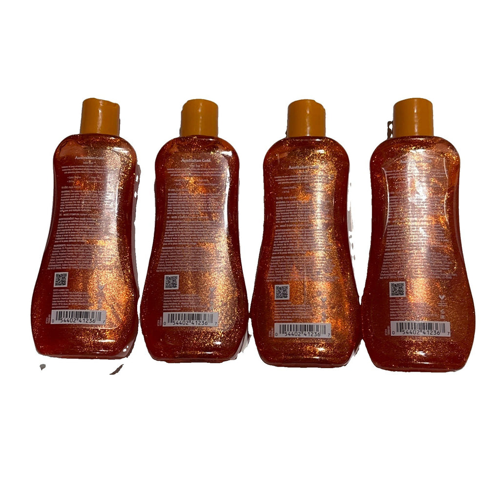 Australian Gold Solar Dust Dark Tanning Power Gel - 8 FL OZ Each - 4 Pack