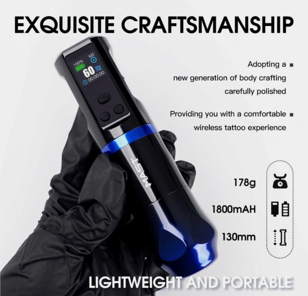 Wireless Tattoo Machine Mast Hertz Adjustable Frequency
