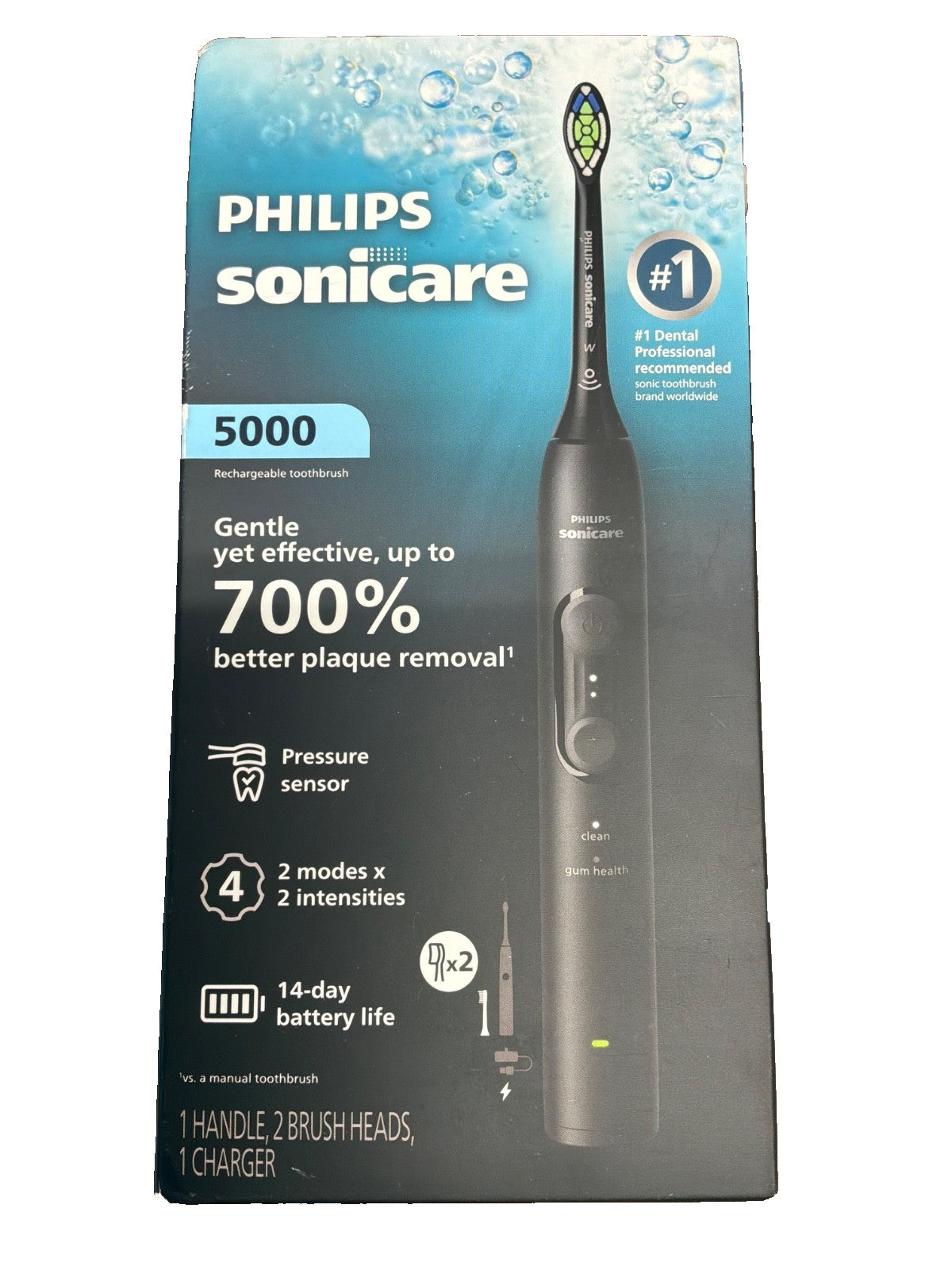 Philips Sonicare HX4042/82 Rechargeable Sonic Electric Toothbrush Black