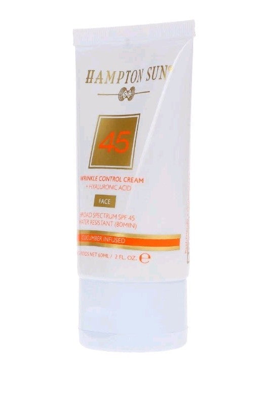 SPF 45 Wrinkle Control Face Cream with Hyaluronic Acid - 2 oz