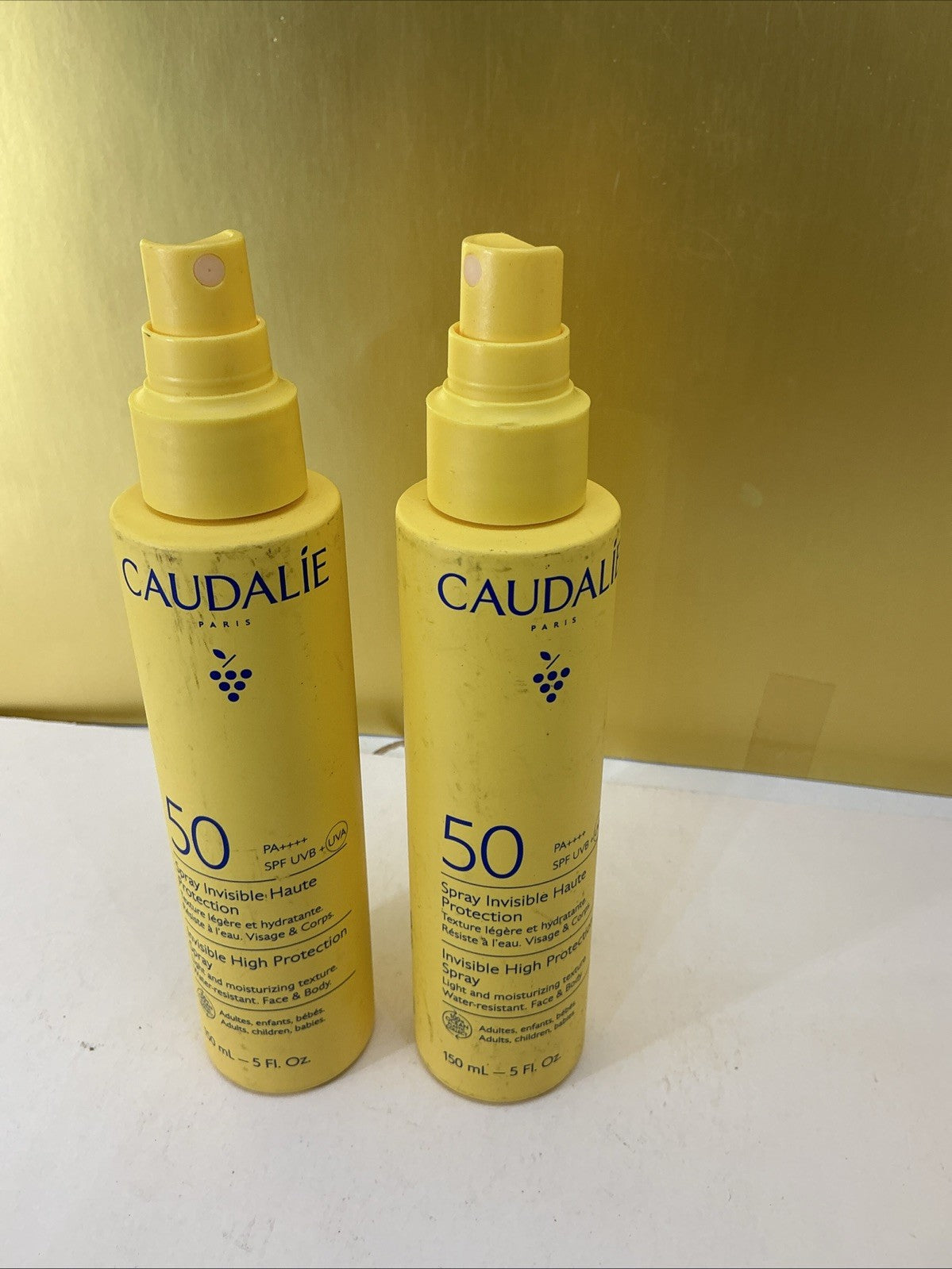 Caudalie SPF 50 High Protection Sunscreen Spray - 150ml / 5oz (2 Pack)