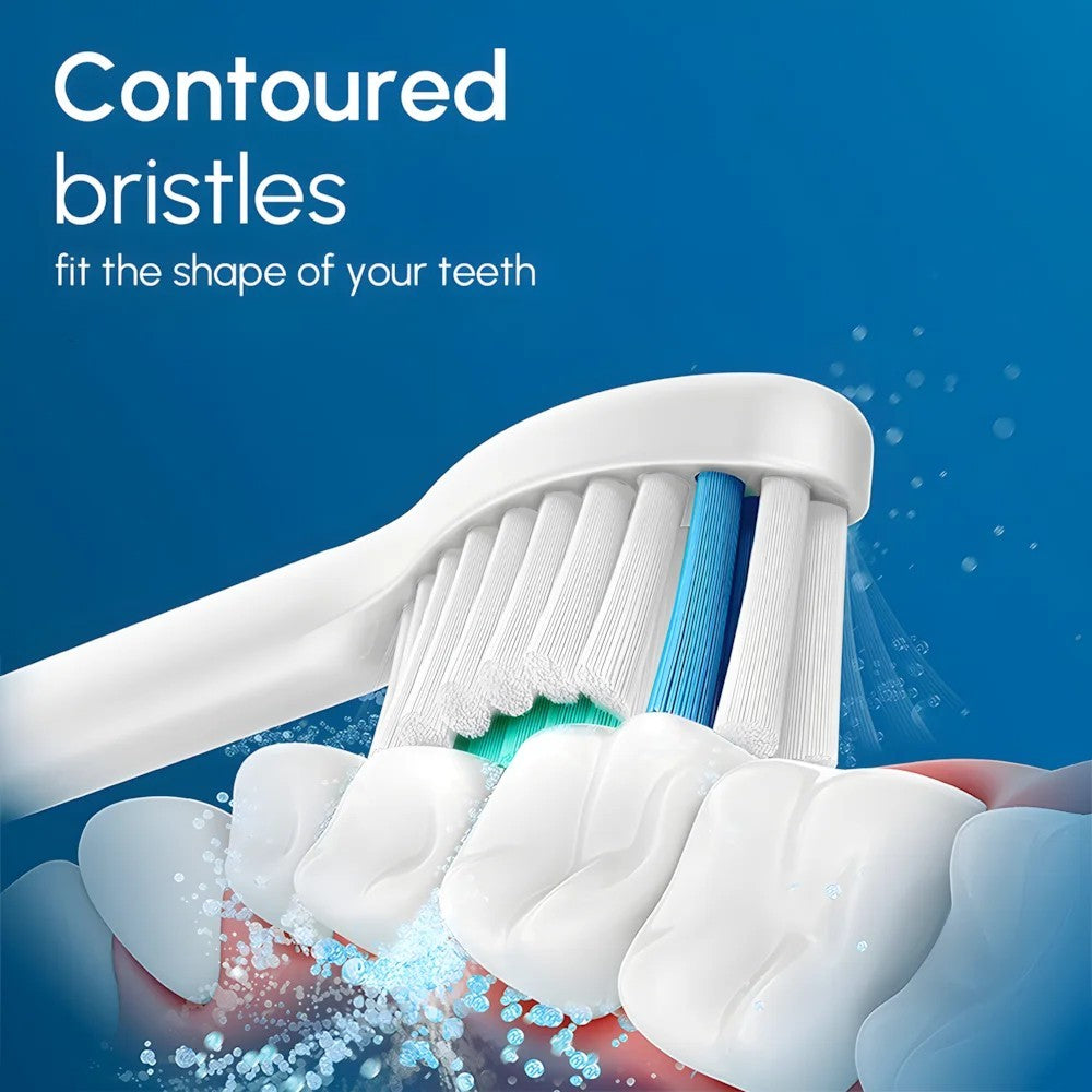 Replacement Toothbrush Heads for Philips Sonicare Electric Toothbrushes - Compatible with C1, C2, D12, 1100-9900 Series