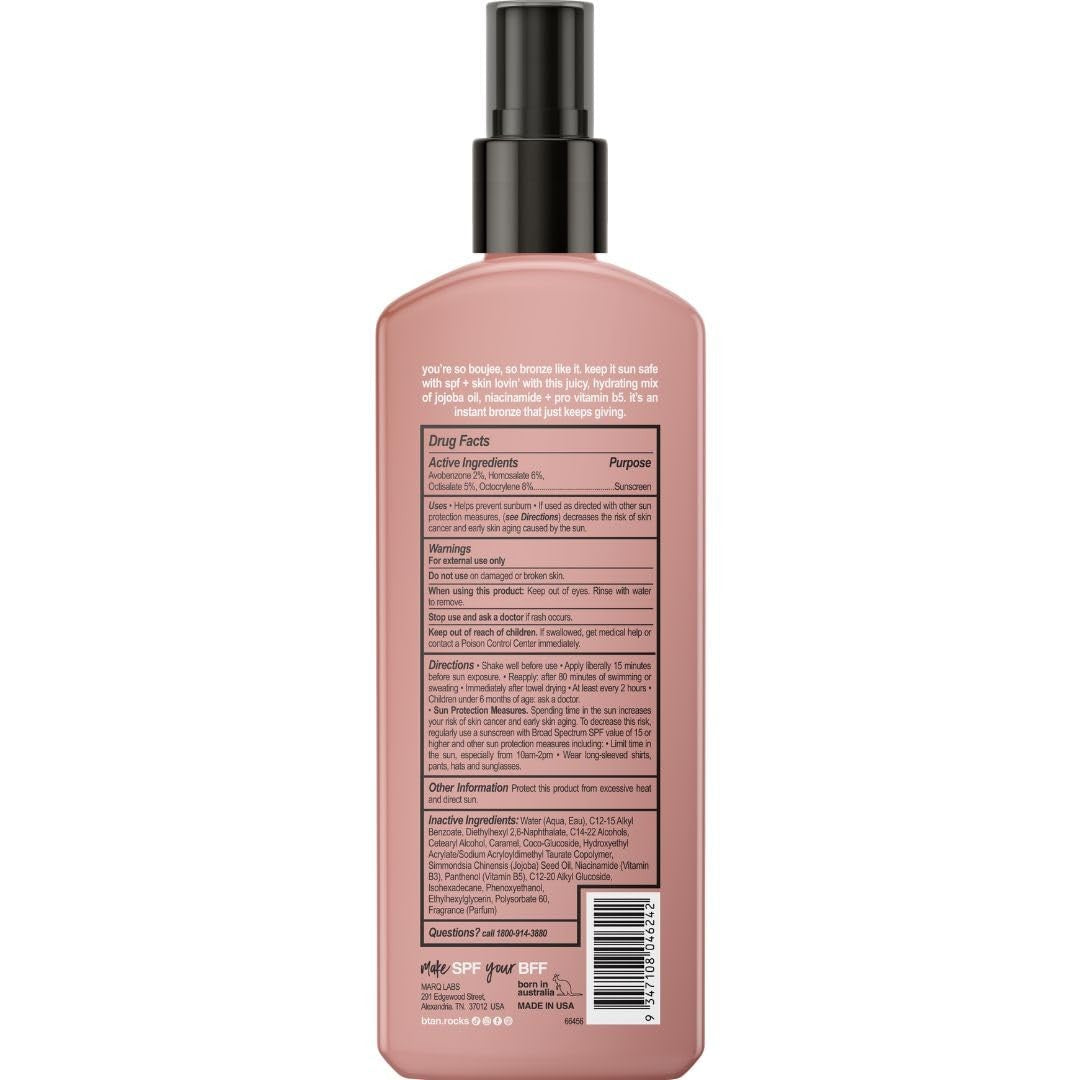 Bronzing Spray Lotion SPF 15 with Jojoba & Niacinamide - 8.45oz