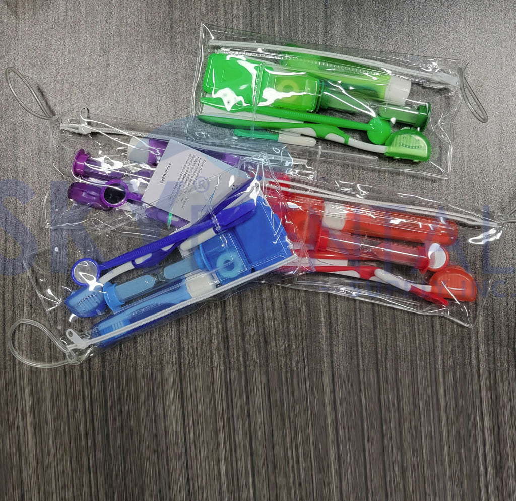 Orthodontic Braces Cleaning Kit with Toothbrushes, Floss & Accessories - 36 Pack