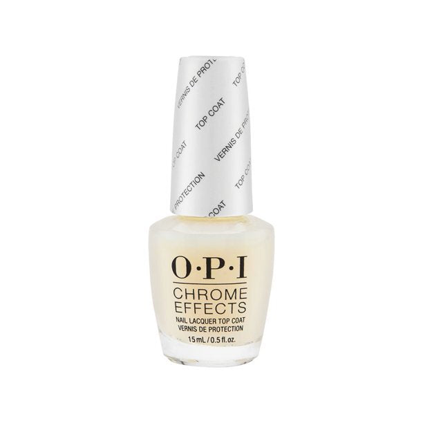 OPI Chrome Effects Top Coat 0.5oz Shiny Finish Nail Sealer - No Box