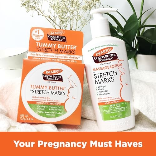 Pregnancy Body Lotion for Stretch Marks - Cocoa Butter & Shea Butter