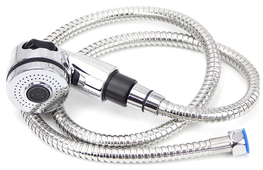 Salon Hair Sink Replacement Chrome Shampoo Bowl with Hose & Sprayer