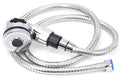 Salon Hair Sink Replacement Chrome Shampoo Bowl with Hose & Sprayer