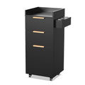 Portable Salon Cart with Drawers and Adjustable Shelf for Hair Stylist Beauty