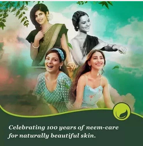 Neem Soap with 1000 Neem Leaves - Natural Skin Cleansing Bar 100g x 5