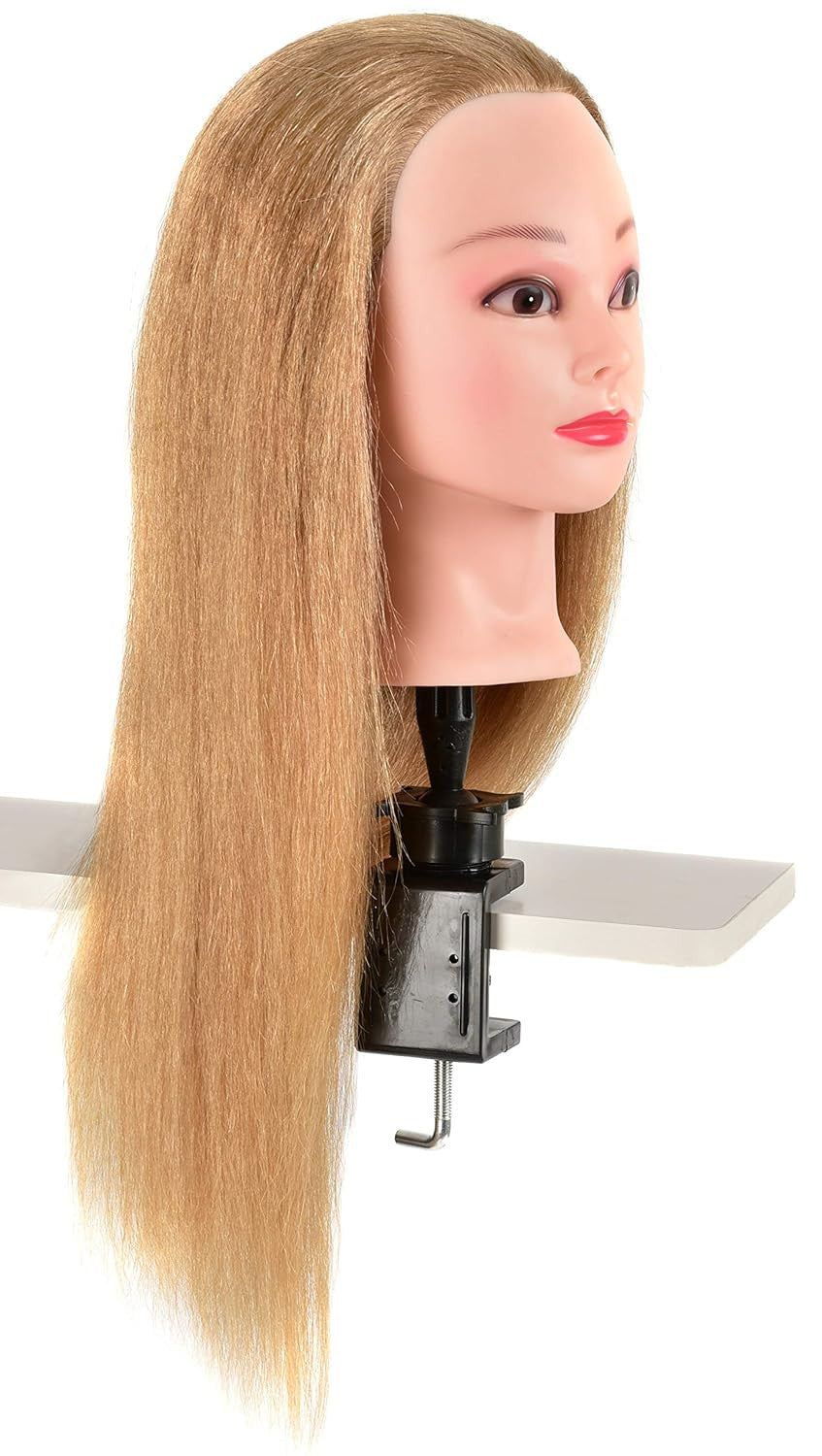 Mannequin Head Clamp Stand for Hairdressing & Styling Practice