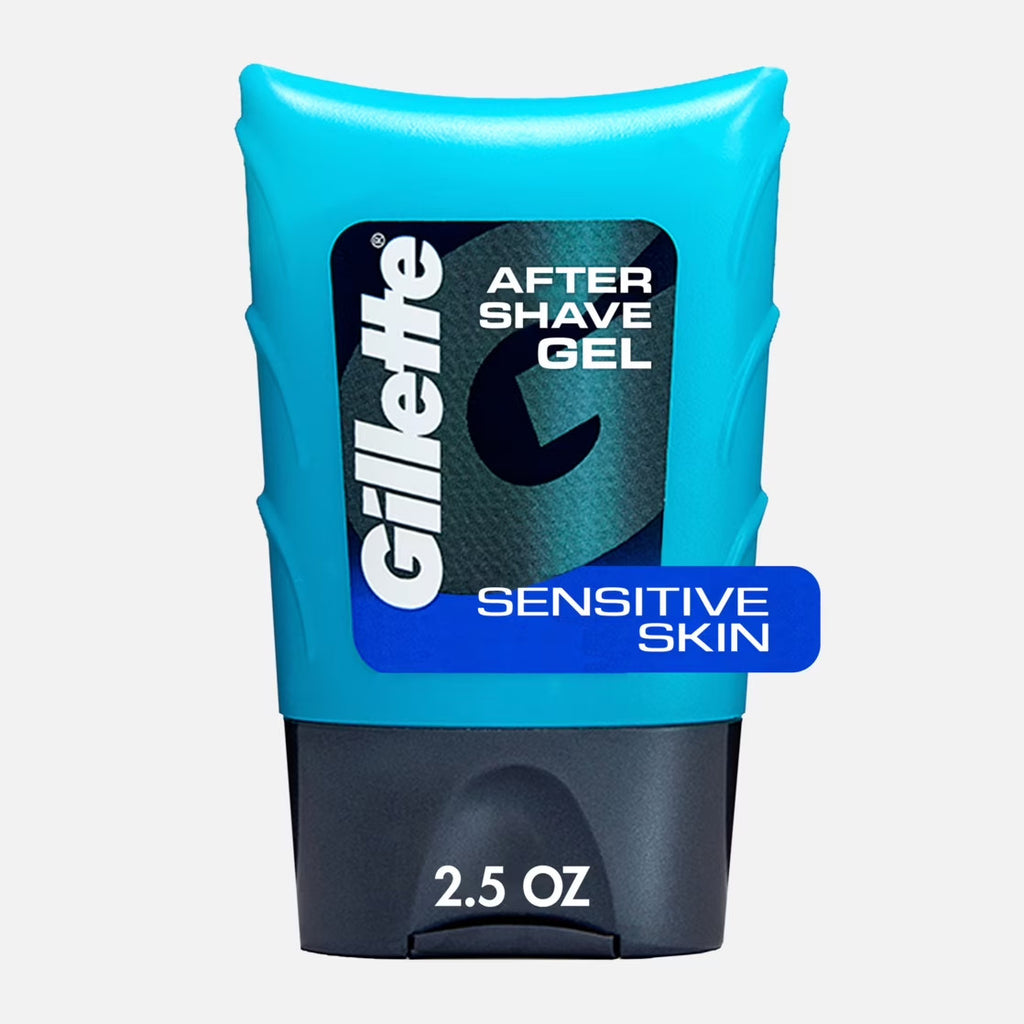 Sensitive Skin Aftershave Gel - Light Fragrance, 6 Pack 2.5 oz
