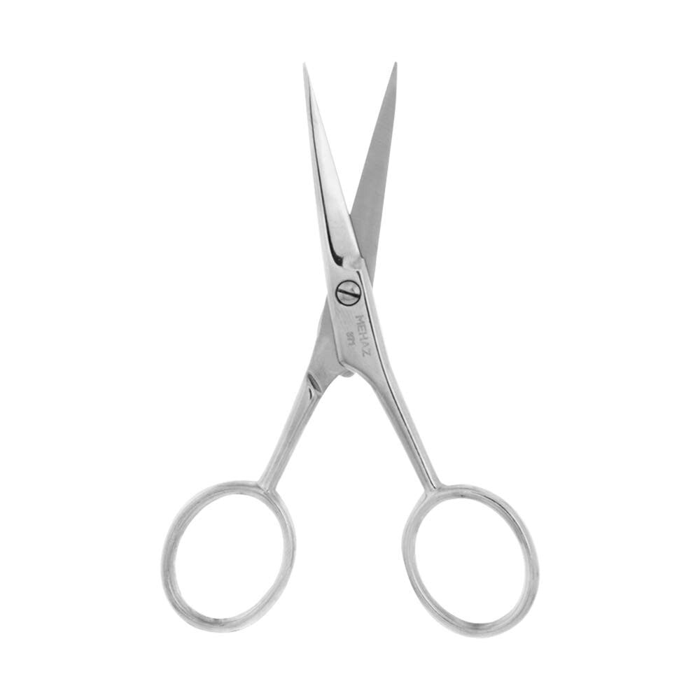 4-Inch Eyebrow & Mustache Scissors - Precision Trimming Tool