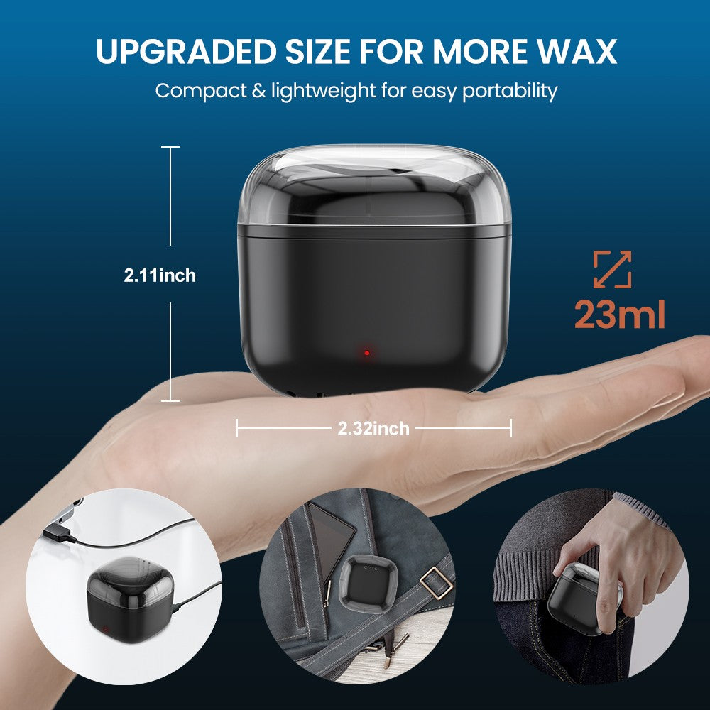 Nose and Ear Waxing Kit with Beans - Painless Hair Removal for Men & Women