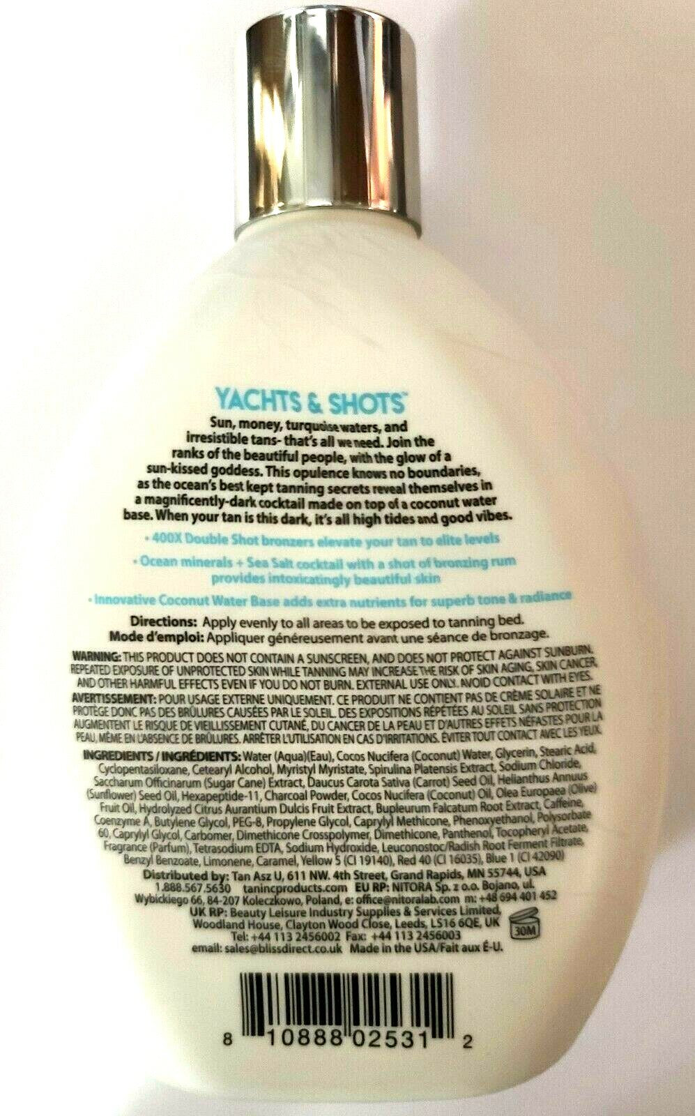 Super Dark Tanning Lotion with Bronzing & Coconut Water - 13.5oz