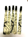 Vintage 5-Pack Designer Nylon Bristle Toothbrush - Alan Stuart New York
