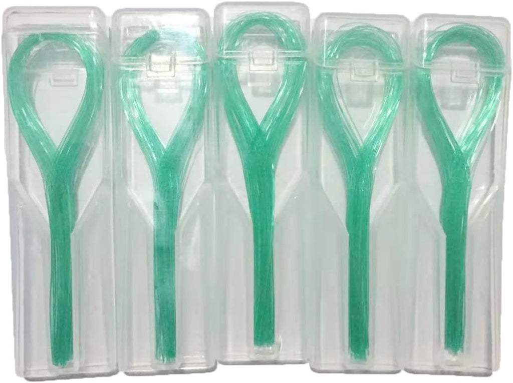 Dental Floss Threaders for Braces - 210 Count, Green, Oral Care