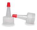 Plastic Bottle Dispensing Caps with Tips - 24-410 Size, Multiple Variants
