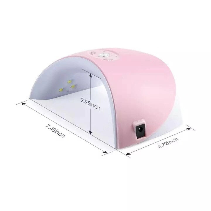 36W LED UV Nail Polish Dryer Lamp Gel Acrylic Curing Light Spa Kit
