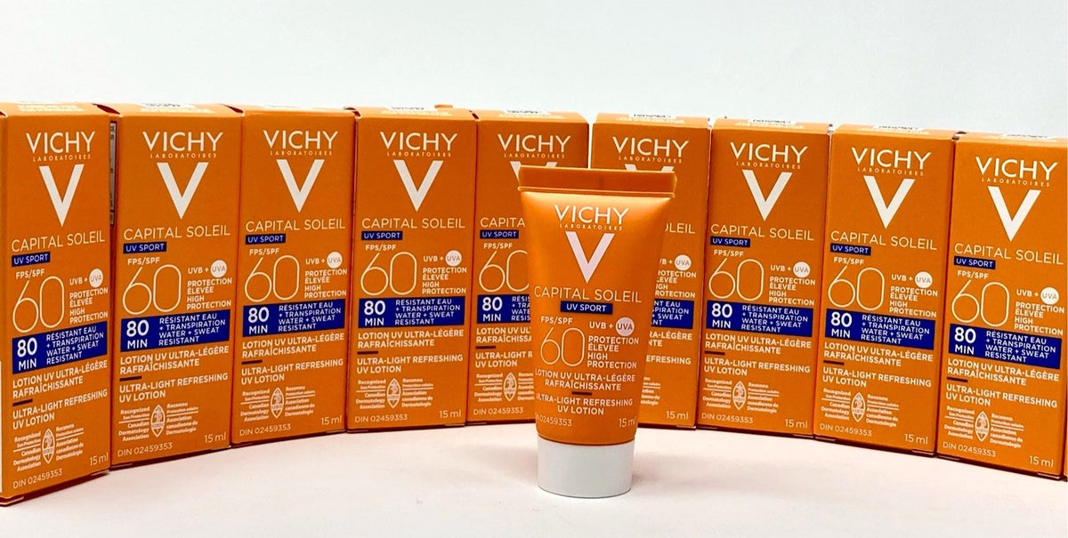 10 Pack SPF 60 Face Sunscreen Lotion - Travel-Size UV Protection, Water-Resistant