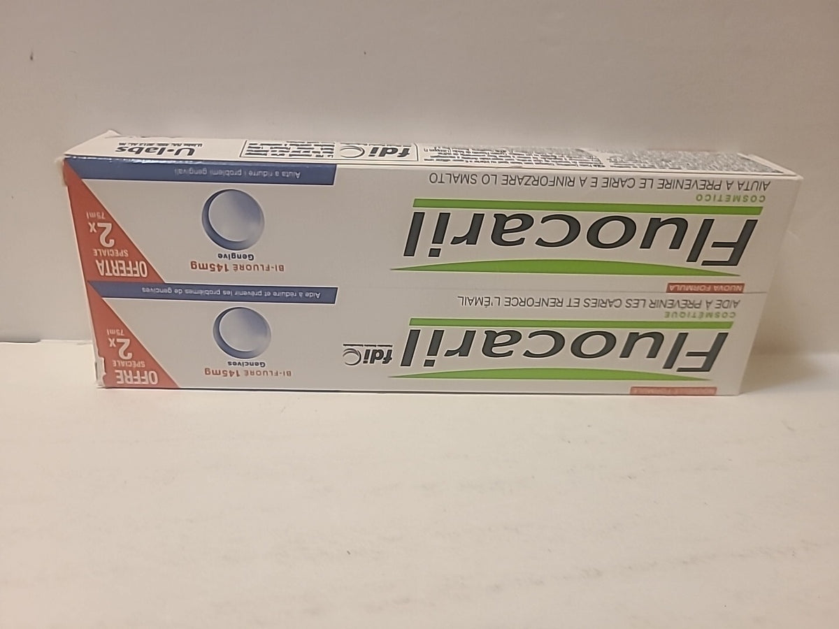 Fluocaril Bi-Fluorinated Gums Toothpaste 75ml - Pack of 2, Fluoride Formula