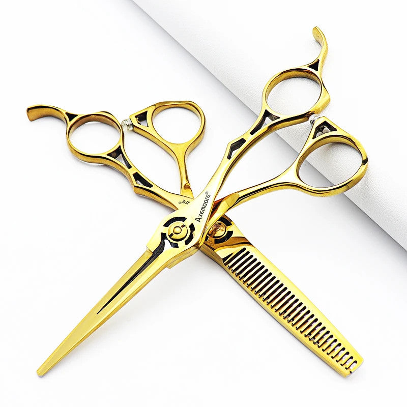 Professional Hairdressing Scissors 6 Inch Hairdresser Shears Sharp & Ergonomic