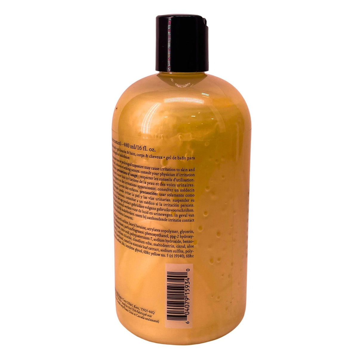 Philosophy Lemon Custard 3-in-1 Shower Gel & Bubble Bath Bundle - 5 Pack, 16 oz