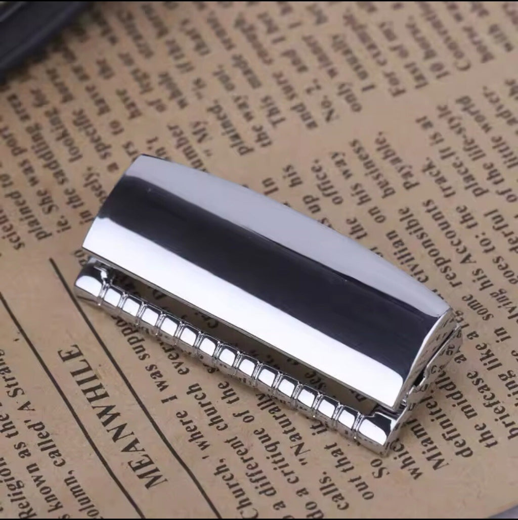 Single Edge Safety Razor Handle Stainless Steel & Zinc Alloy Head