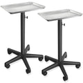 Professional Aluminum Salon Utility Cart with Rolling Tray for Spa & Tattoo Studios